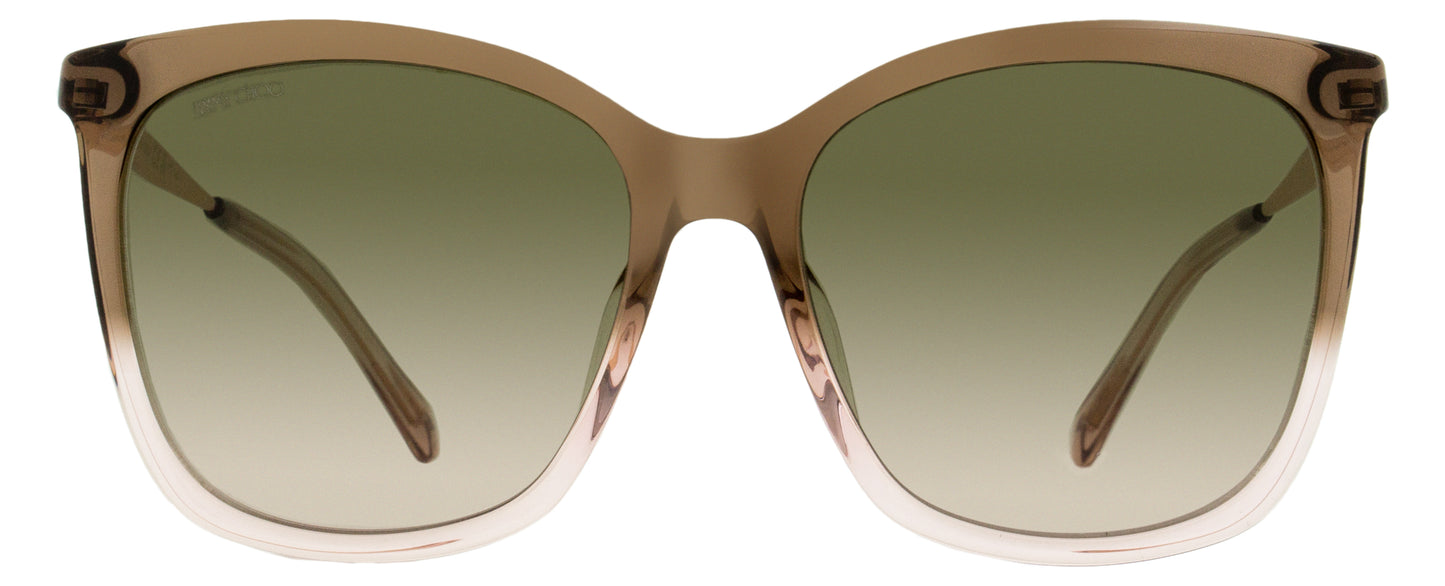 Jimmy Choo Butterfly Sunglasses Nerea /G 08MHA Brown-Nude 57mm