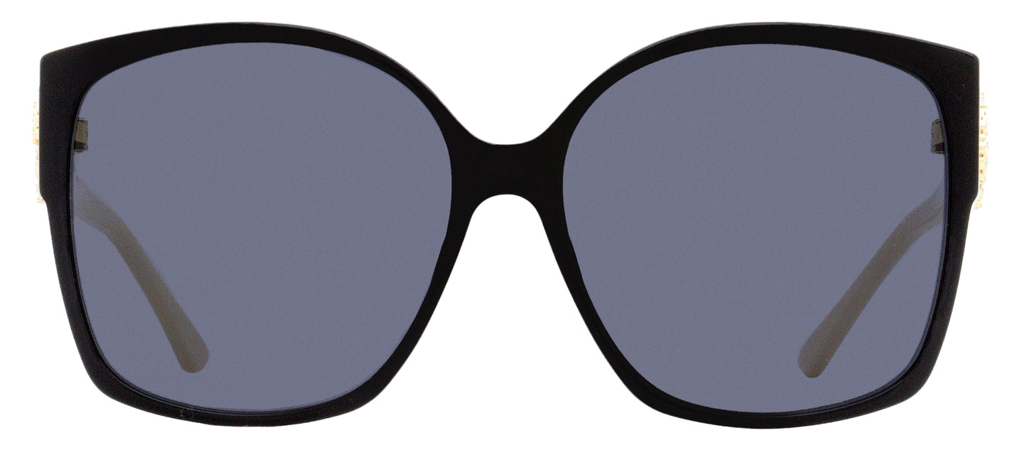 Jimmy Choo Square Noemi Sunglasses 9HTIR Black/Ivory 61mm
