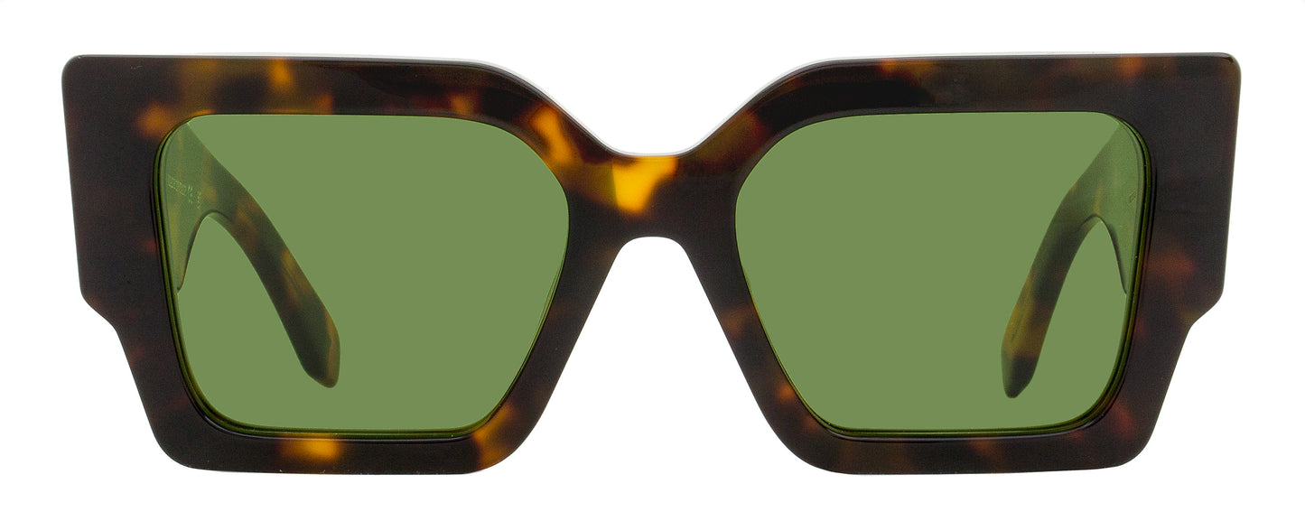 Off-White Square Catalina Sunglasses OERI128 6055 Havana 55mm