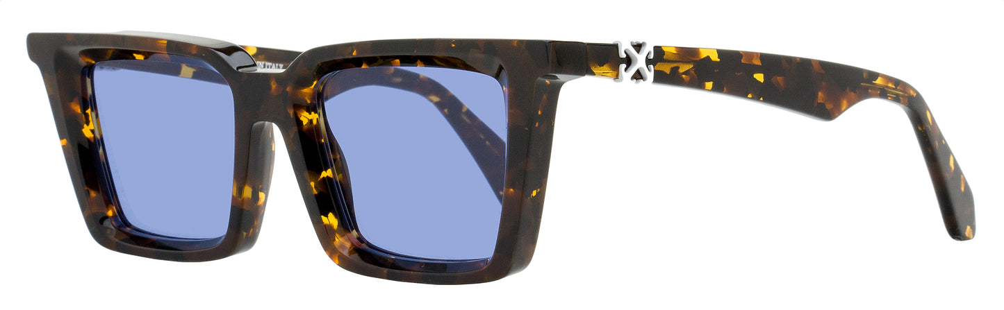 Off-White Rectangular Dalton Sunglasses OERI13U 6045 Havana 49mm