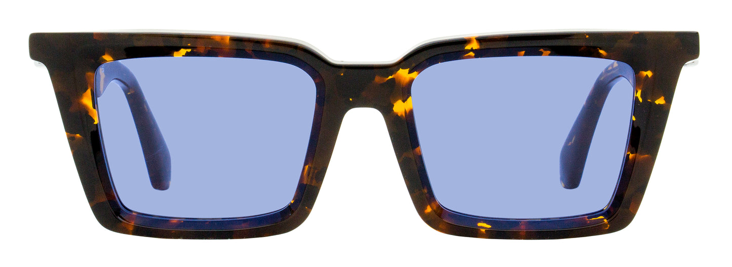 Off-White Rectangular Dalton Sunglasses OERI13U 6045 Havana 49mm