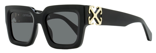 Off-White Square Mystic Sunglasses OERI14D 1007 Black 52mm