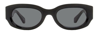 Off-White Oval Palmer Sunglasses OERI14E 1007 Black 52mm