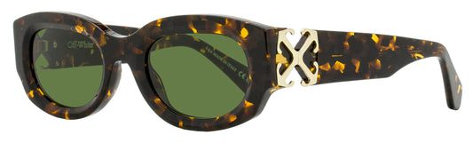 Off-White Oval Palmer Sunglasses OERI14E 6055 Havana 52mm