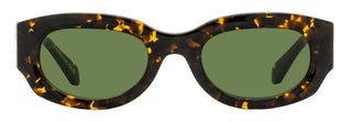 Off-White Oval Palmer Sunglasses OERI14E 6055 Havana 52mm