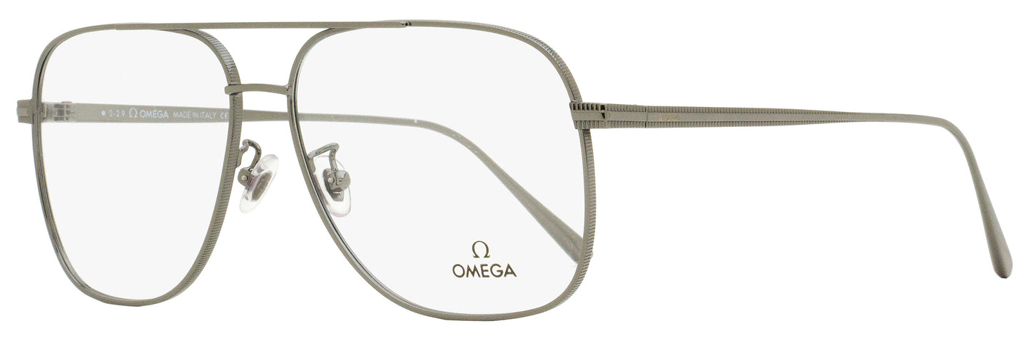 Omega Navigator Eyeglasses OM5006H 008 Gunmetal 60mm