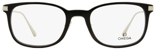 Omega OM5039 Rectangular Eyeglasses 001 Black/Ruthenium 53mm