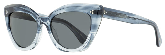 Oliver Peoples Laiya Cat Eye Sunglasses OV5452S 170287 Blue Dusk 55mm