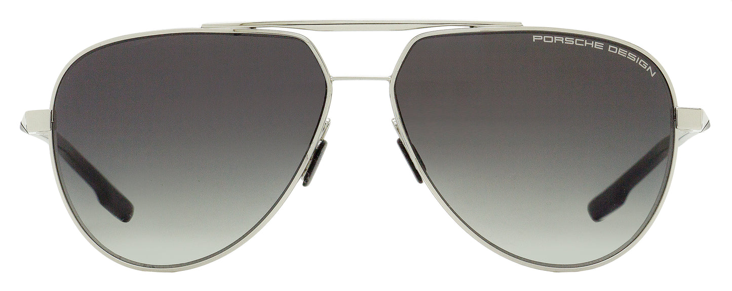 Porsche Design Modern Pilot Sunglasses P'8935 D Palladium/Matte Black 62mm