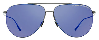 Porsche Design Titanium Pilot Sunglasses P'8939 A Dark Gunmetal 62mm