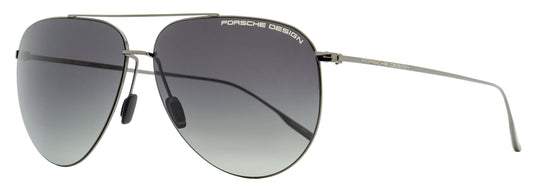Porsche Design Titanium Pilot Sunglasses P'8939 D Gunmetal 62mm