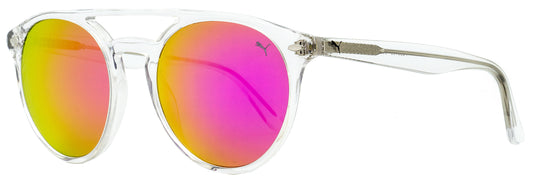 Puma Oval Sunglasses PE0078S 002 Crystal 51mm 78