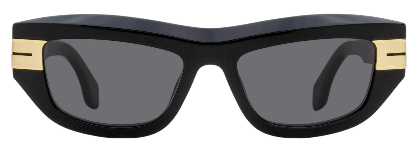 Palm Angels Claire Cat Eye Sunglasses PERI10E 1007 Black 53mm