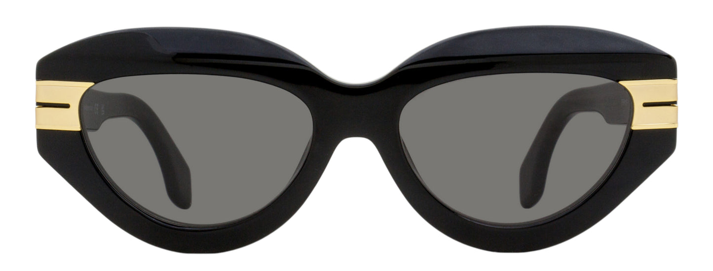 Palm Angels Miracle Cat Eye Sunglasses PERI10F 1007 Black 53mm