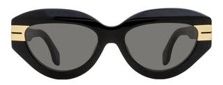 Palm Angels Miracle Cat Eye Sunglasses PERI10F 1007 Black 53mm