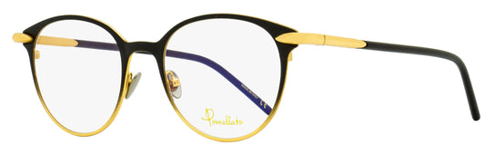 Pomellato Oval Eyeglasses PM0055O 001 Black/Gold 50mm