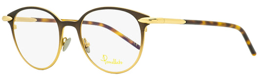 Pomellato Oval Eyeglasses PM0055O 002 Brown/Gold 50mm