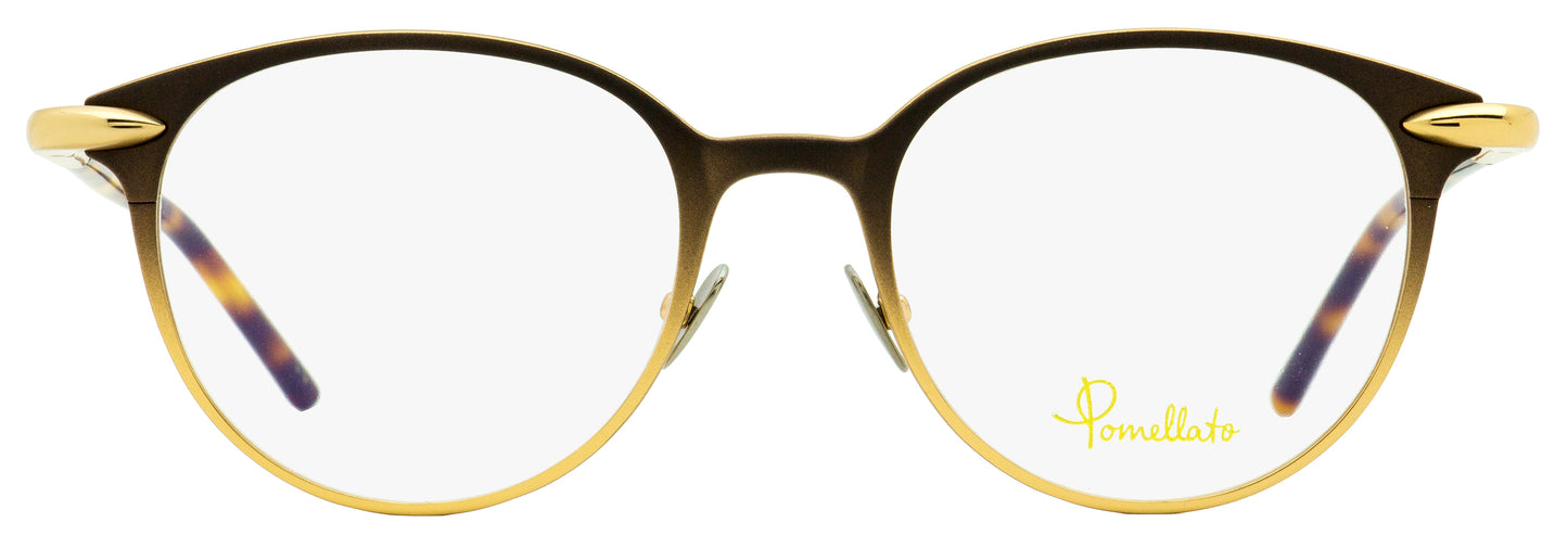 Pomellato Oval Eyeglasses PM0055O 002 Brown/Gold 50mm