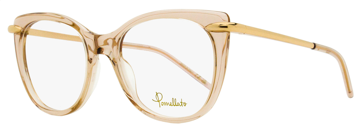 Pomellato Oval Eyeglasses PM0075O 004 Nude/Gold 51mm