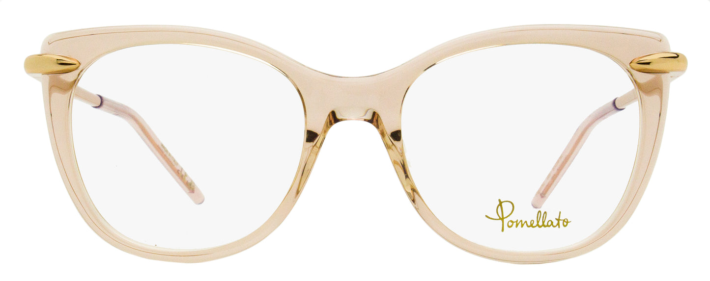 Pomellato Oval Eyeglasses PM0075O 004 Nude/Gold 51mm