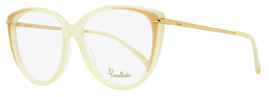 Pomellato Tea Cup Eyeglasses PM0089O 003 Ivory/Gold 54mm