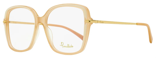 Pomellato Square Eyeglasses PM0090O 004 Nude/Gold 53mm