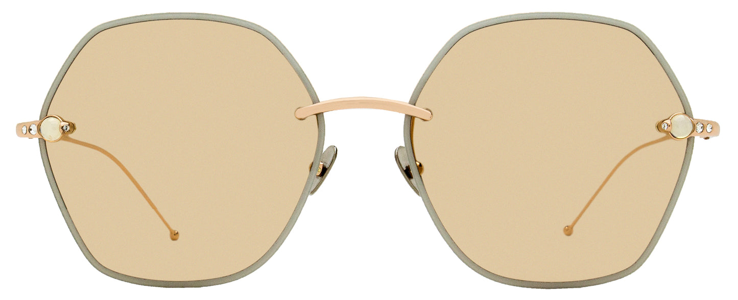 Pomellato Cabochon Sunglasses PM0091S 003 Gold 61mm