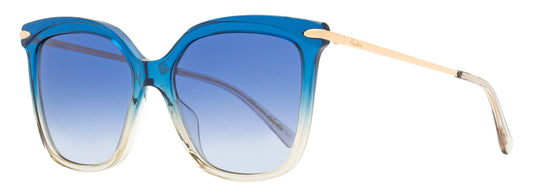 Pomellato Square Sunglasses PM0093S 005 Blue/Tan 54mm