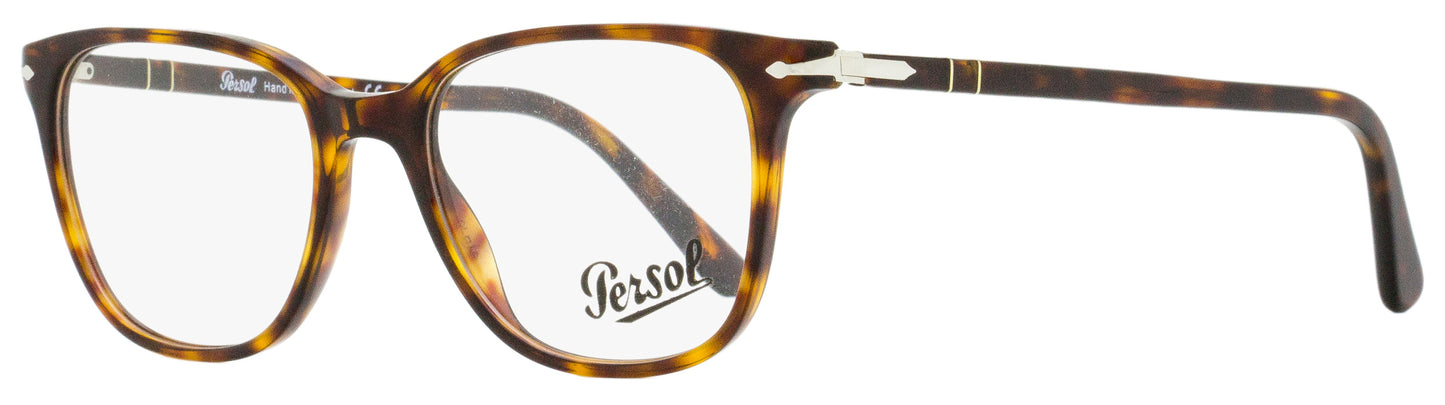 Persol Rectangular Eyeglasses PO3203V 24 Havana 51mm 3203