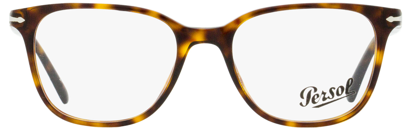 Persol Rectangular Eyeglasses PO3203V 24 Havana 51mm 3203