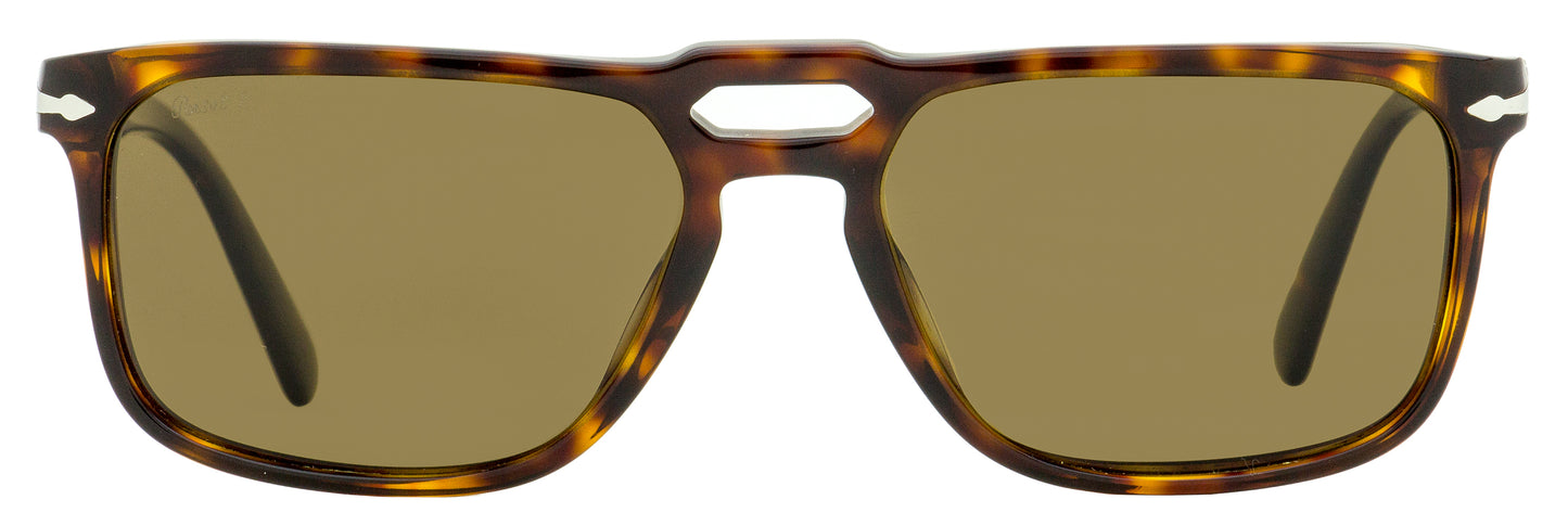 Persol Rectangular Sunglasses PO3273S 24/57 Havana 55mm