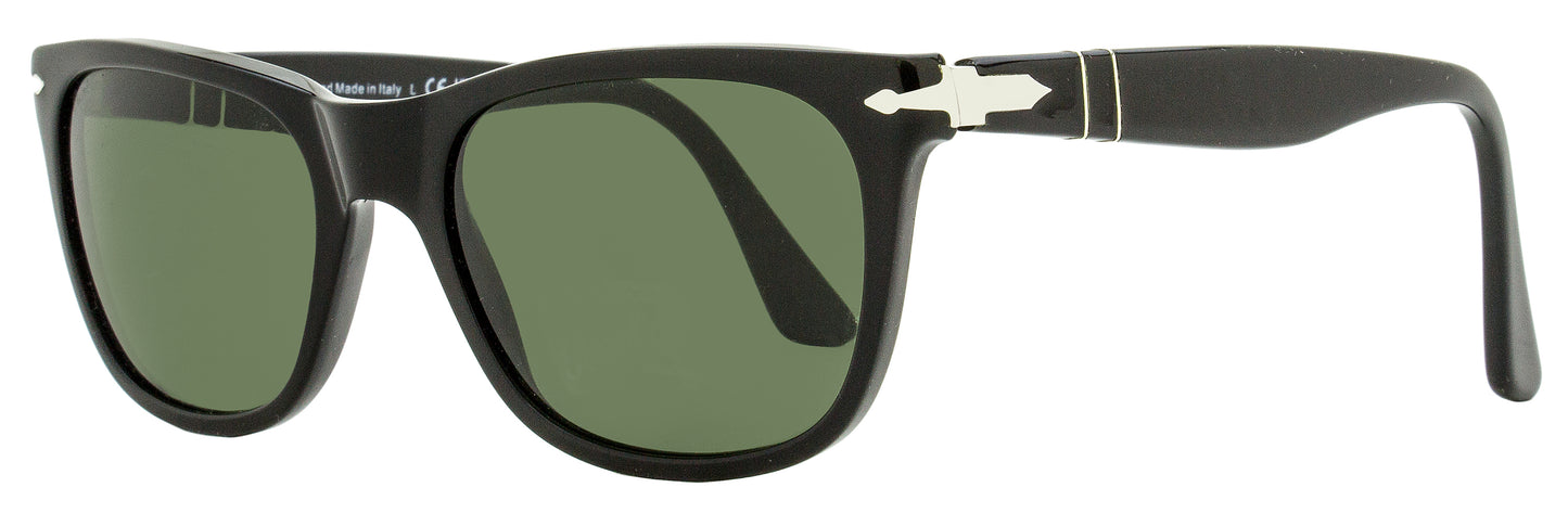 Persol Rectangular Sunglasses PO3291S 95/31 Black 54mm