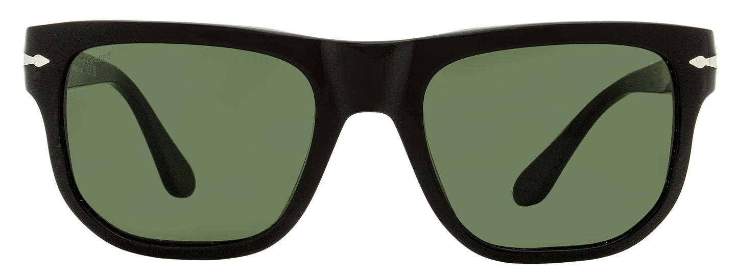 Persol Square Sunglasses PO3306S 95/31 Black 52mm