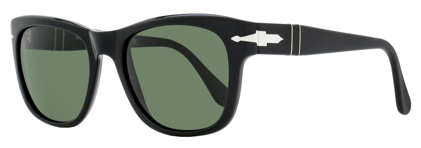 Persol Large Square Sunglasses PO3313S 95/31 Black 55mm