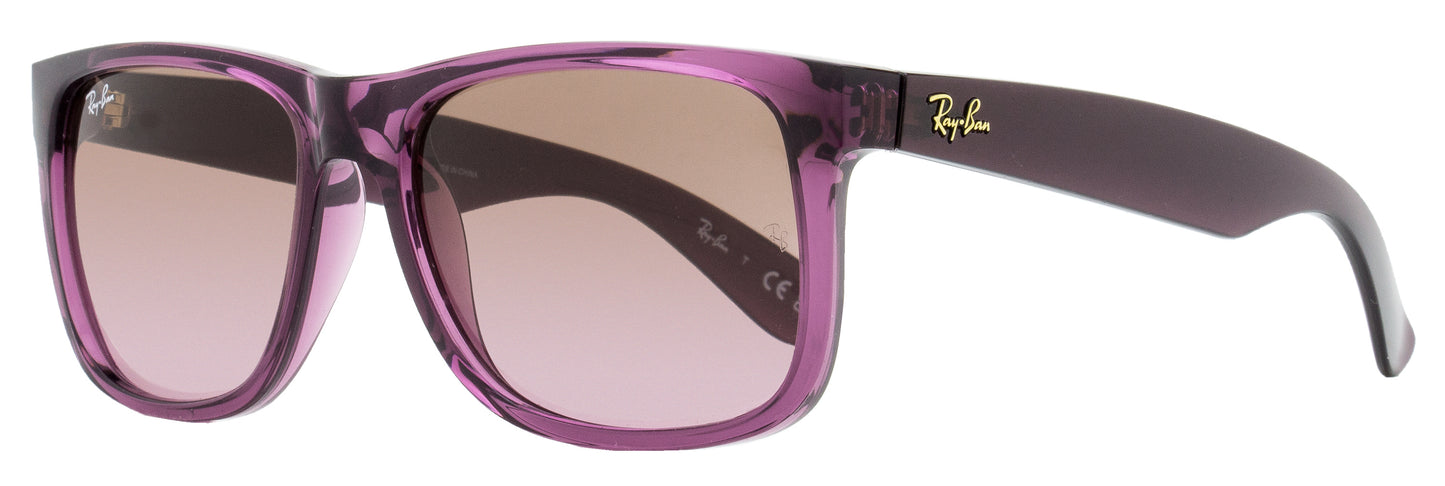 Ray-Ban Justin Sunglasses RB4165 6595/14 Transparent Violet 55mm