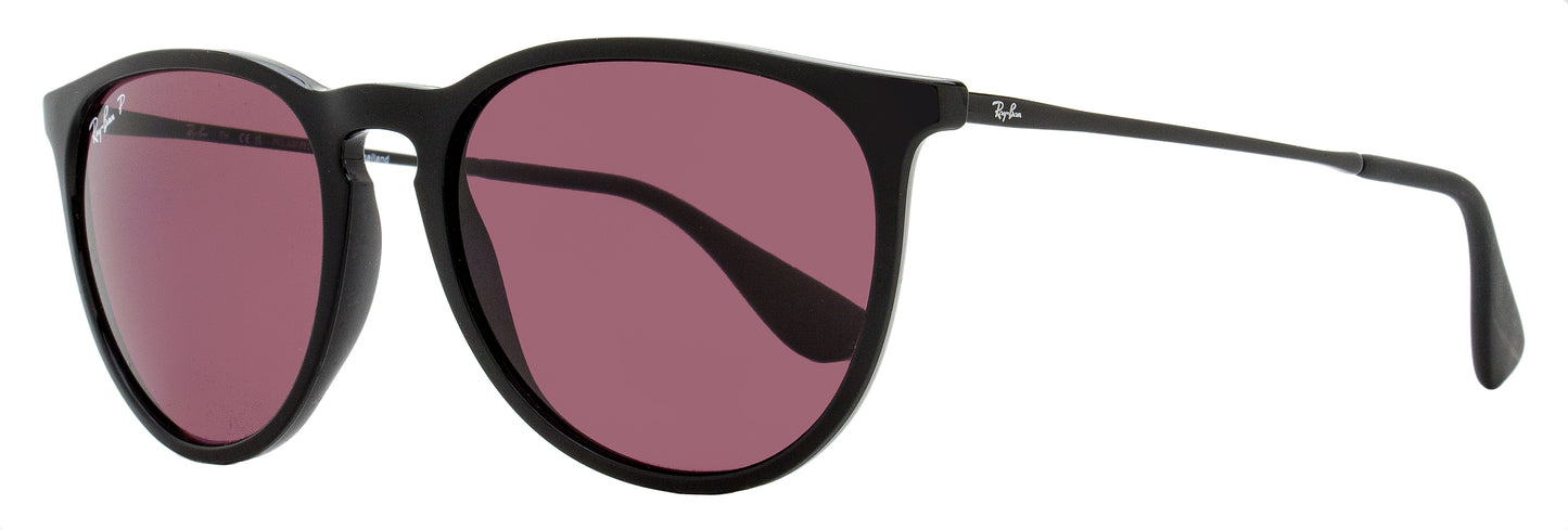 Ray-Ban Erika Polarized Sunglasses RB4171 601/5Q Black 54mm