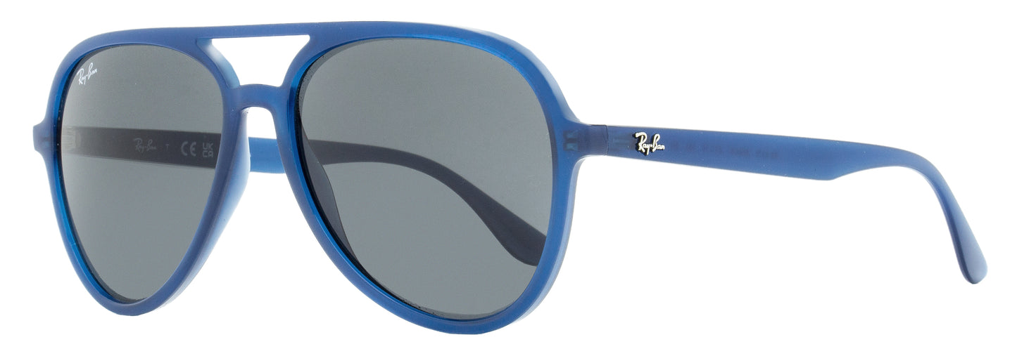 Ray-Ban Pilot Sunglasses RB4376 669487 Opal Blue 57mm