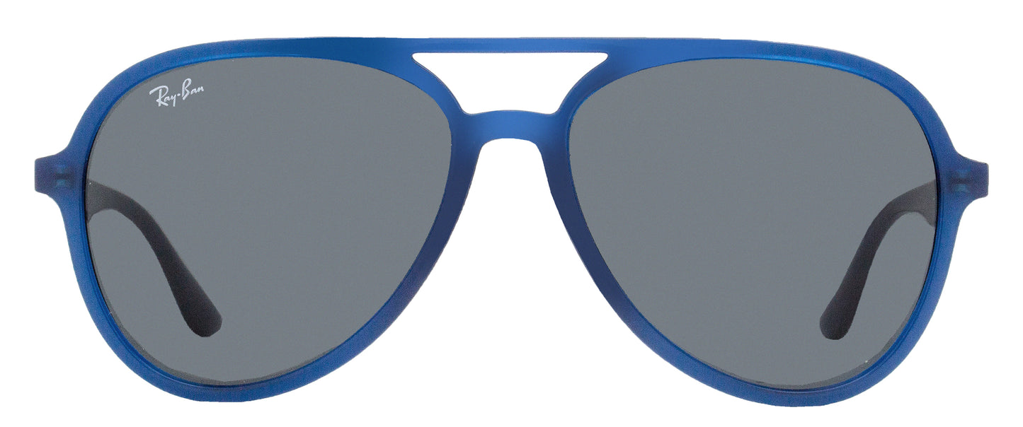 Ray-Ban Pilot Sunglasses RB4376 669487 Opal Blue 57mm