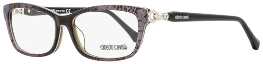 Roberto Cavalli Rectangular Eyeglasses RC5012 Aulla 020 Gray/Black/Palladium 54mm 5012