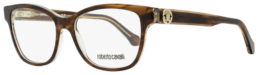 Roberto Cavalli Rectangular Eyeglasses RC5050 Fivizzano A56 Brown Melange 53mm 5050