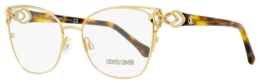 Roberto Cavalli Butterfly Eyeglasses RC5062 Londra 031 Gold/Havana 53mm 5062