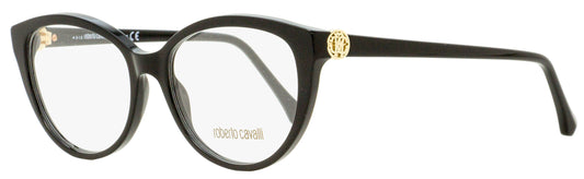 Roberto Cavalli Oval Eyeglasses RC5073 Marradi 001 Black/Gold 54mm 5073