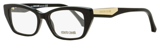 Roberto Cavalli Rectangular Eyeglasses RC5082 Orcia 001 Black/Gold 51mm 5082