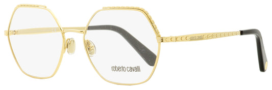 Roberto Cavalli Hexagonal Eyeglasses RC5104 030 Gold/Black 54mm 5104