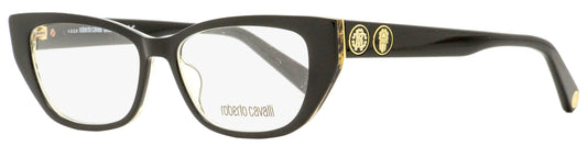 Roberto Cavalli Cateye Eyeglasses RC5108 005 Black/Gold 52mm 5108