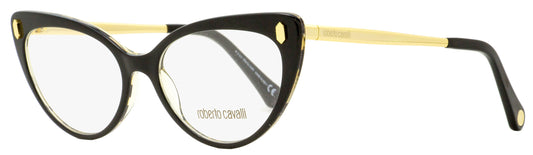 Roberto Cavalli Cateye Eyeglasses RC5109 005 Black/Gold 52mm 5109