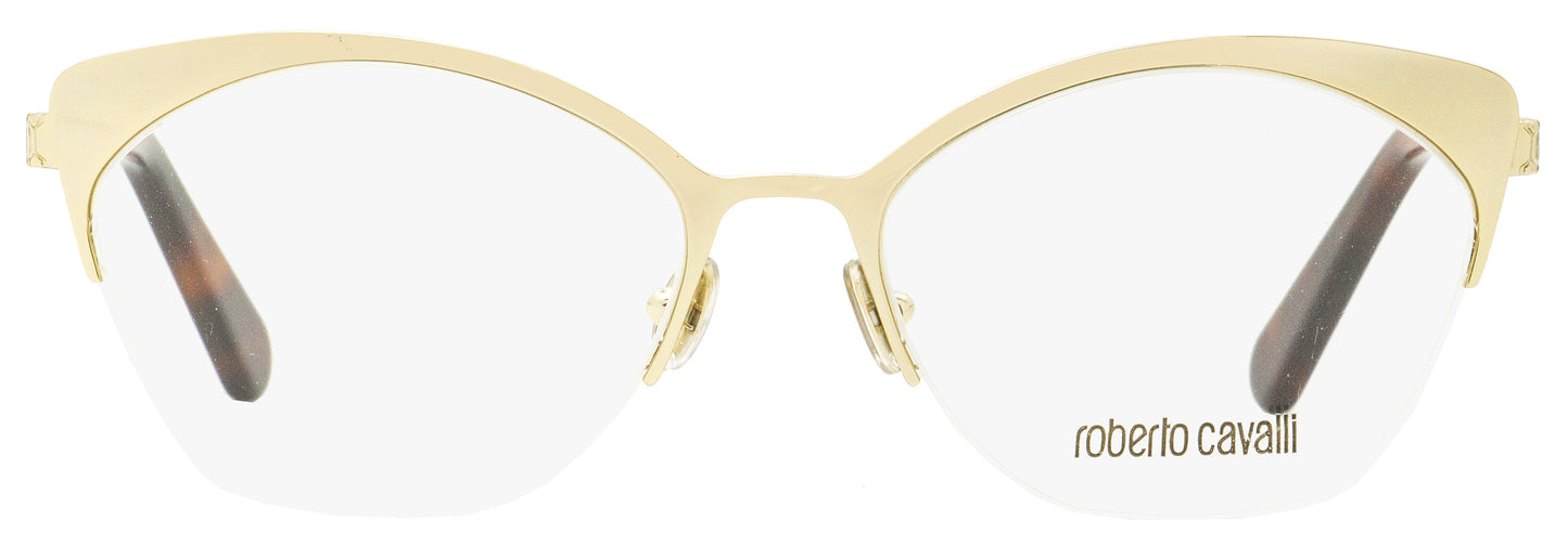 Roberto Cavalli Butterfly Eyeglasses RC5111 032 Gold/Havana 53mm 5111