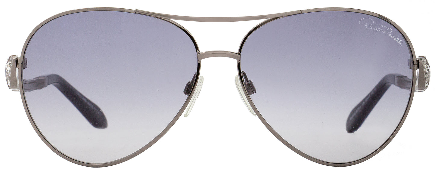 Roberto Cavalli Pilot Sunglasses RC920S-A Muphird 12B Ruthenium/Dark Blue 920