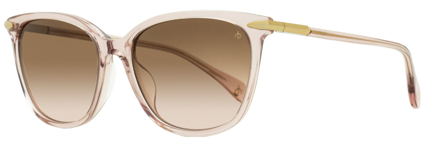 Rag & Bone RNB1035S Rectangular Sunglasses 35JM2 Pink/Gold 55mm