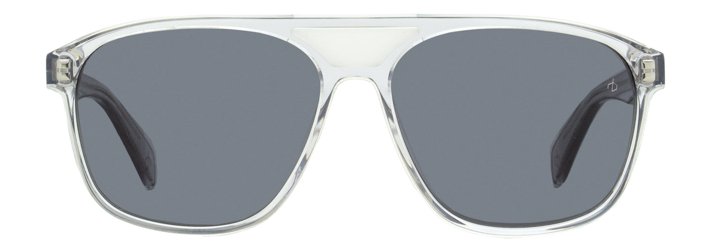 Rag & Bone Aiden Sunglasses RNB5026GS CBLIR Gray Crystal 57mm